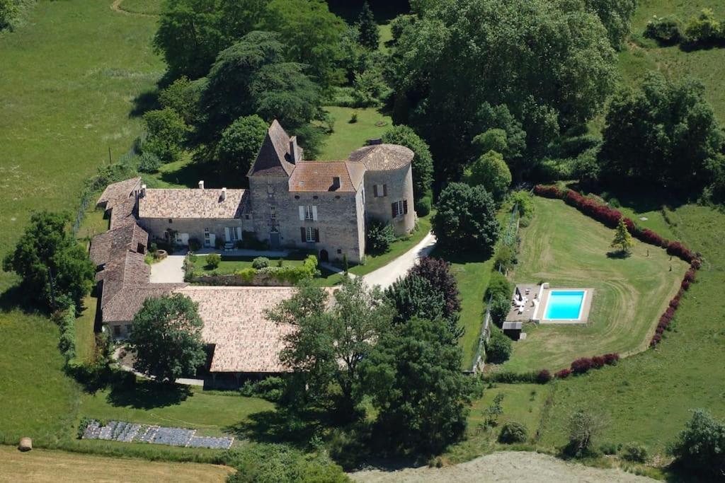 Chateau Barayre - Beautiful 12Th Century Castle With Pool And Large Garden Laussou Eksteriør billede